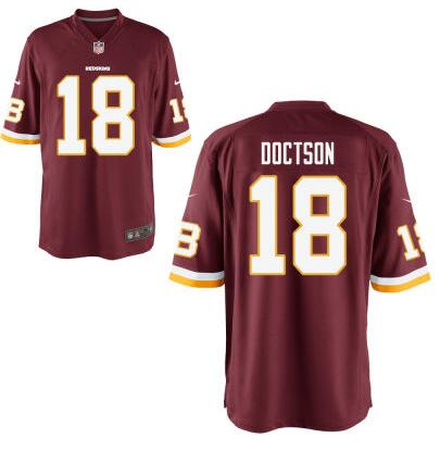 Washington Redskins #18 Josh Doctson Nike Burgundy Red Elite 2016 Draft Pick Jersey