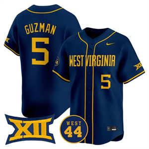 Men's West Virginia Mountaineers 2025 Vapor Premier Limited Jersey - All Stitched Armani Guzman 5