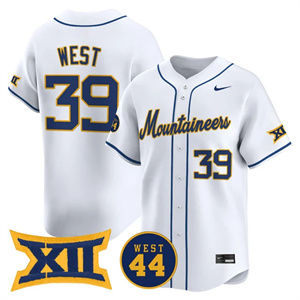 Men's West Virginia Mountaineers 2025 Vapor Premier Limited Jersey - All Stitched Kyle West    39