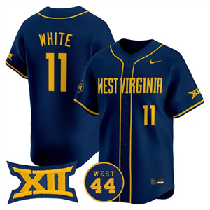 Men's West Virginia Mountaineers 2025 Vapor Premier Limited Jersey - All Stitched Sam White 11