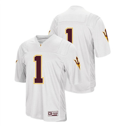 Men's White 2018 College Football Arizona State Sun Devils Colosseum Jersey