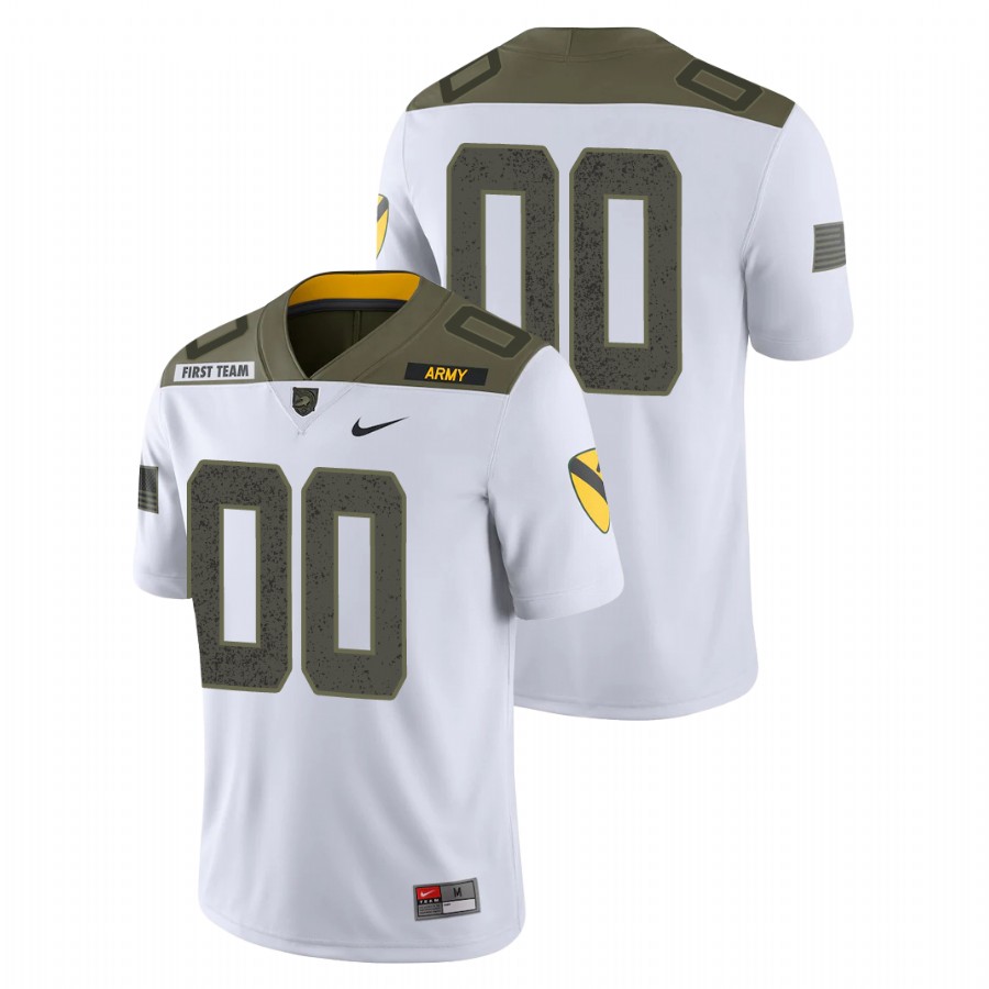 Men's White Army Black Knights Custom 1st Cavalry Division Limited Edition Jersey