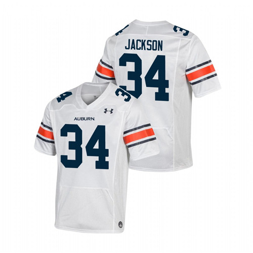 Men's White Auburn Tigers Bo Jackson Replica Football Jersey