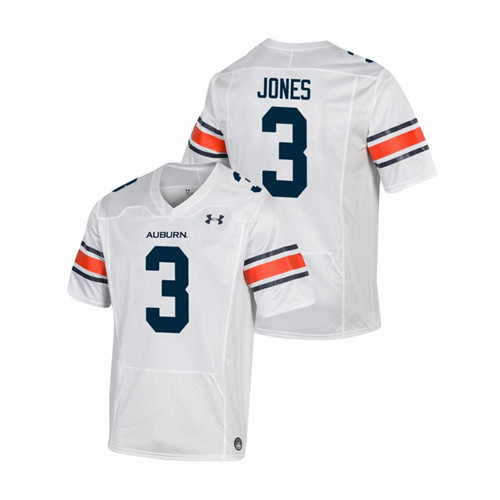 Men's White Auburn Tigers Jonathan Jones Replica Football Jersey