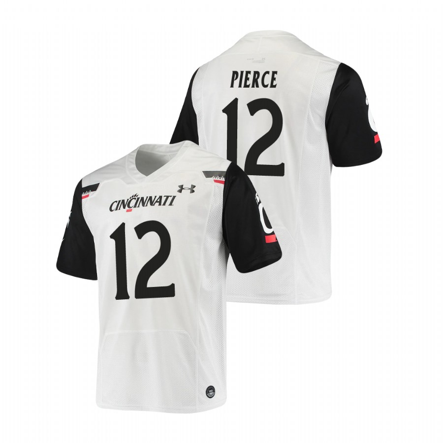 Men's White Cincinnati Bearcats Alec Pierce Replica Football Jersey