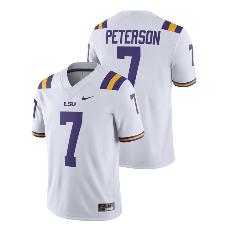 Men's White Nike Patrick Peterson Alumni Football Game LSU Tigers Player Jersey