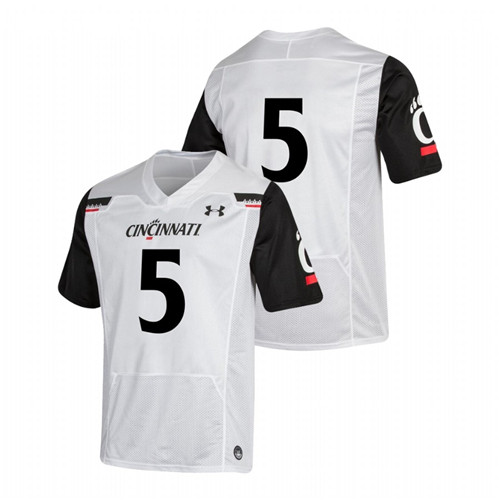 Men's White Under Armour Replica Cincinnati Bearcats College Football Jersey