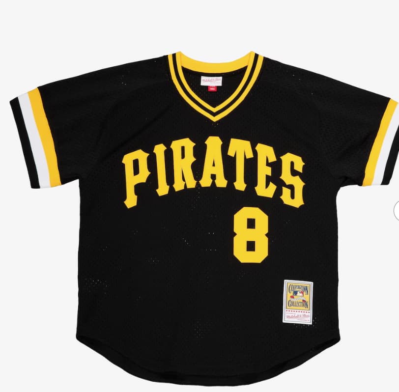 Men's Willie Stargell Pittsburgh Pirates Black 1982 Mesh Batting Practice Jersey