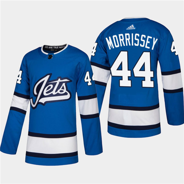 Men's Winnipeg Jets #44 Josh Morrissey adidas Blue Alternate Jersey Stitched