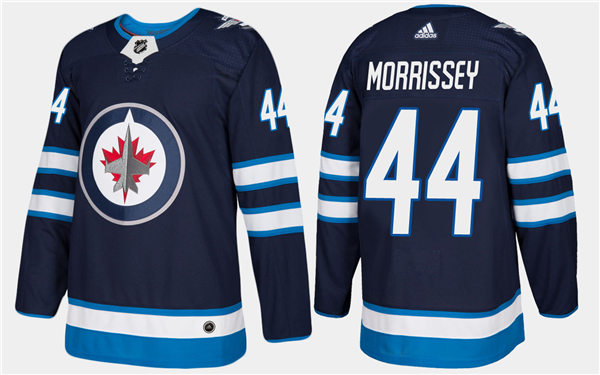 Men's Winnipeg Jets #44 Josh Morrissey adidas Navy Home Jersey Stitched