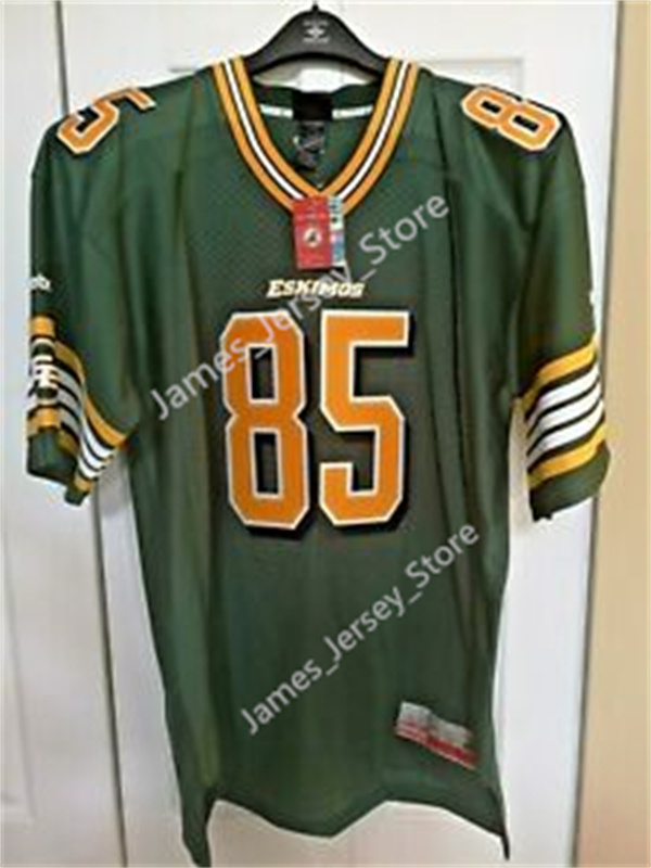 Men's Youth CFL Edmonton Elks Custom 2021 New Era Third Green EE Football Jersey