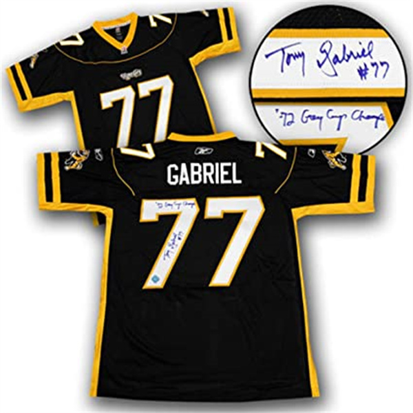 Men's Youth CFL Hamilton Tiger-Cats Custom Black Football Jersey