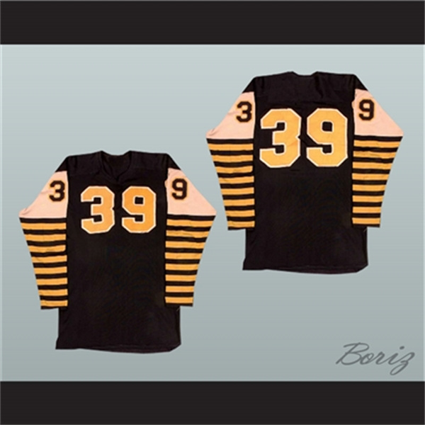 Men's Youth CFL Hamilton Tiger-Cats Custom New Era Home Black Football Jerseys