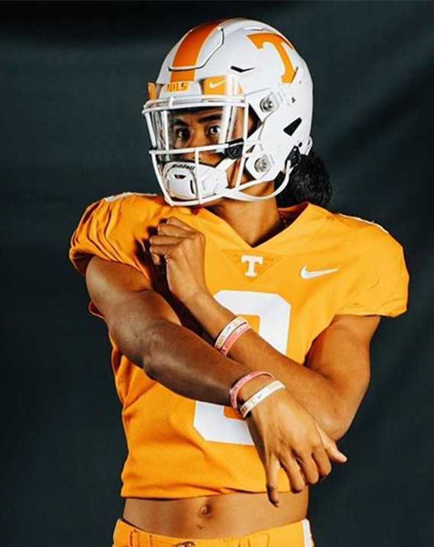 Men's Youth Tennessee Volunteers #8 Nico Iamaleava Nike Orange College Football Game Jersey