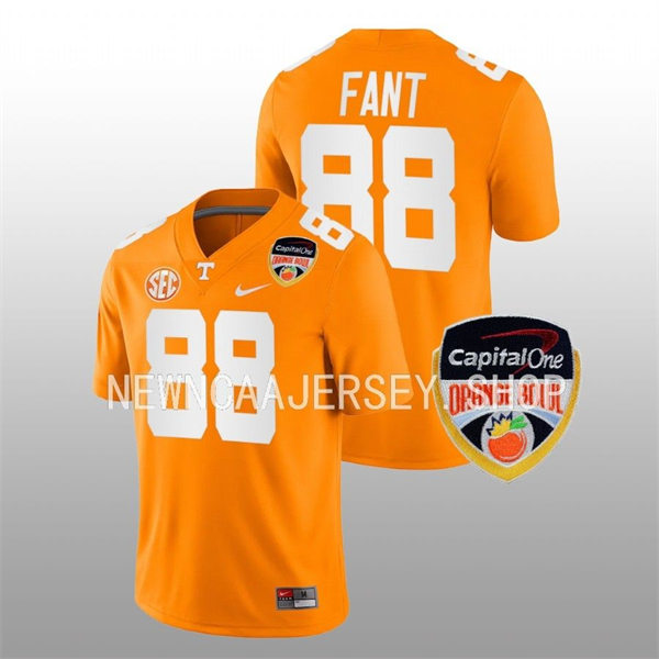 Men's Youth Tennessee Volunteers #88 Princeton Fant Nike Orange College Football Game Jersey 