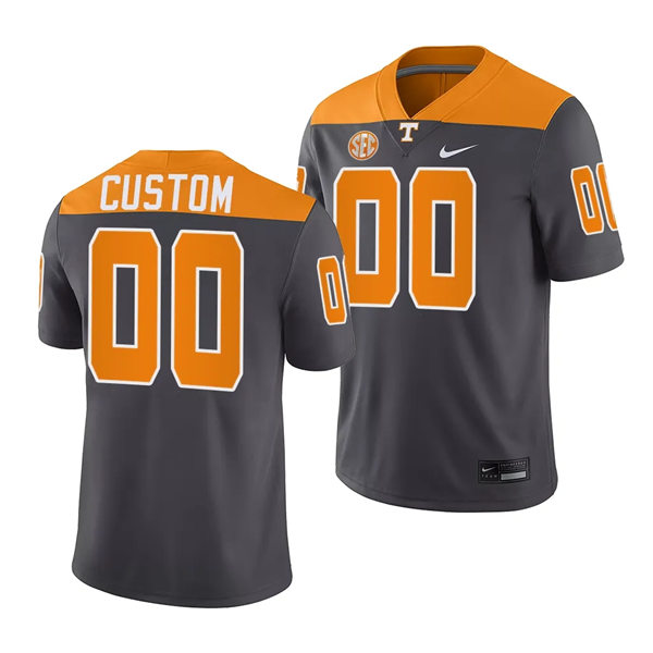 Men's Youth Tennessee Volunteers Custom 2023 Nike ARTFUL DODGER SMOKEY GREY Football Uniform