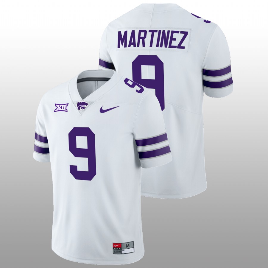 Men Adrian Martinez College Football Kansas State Wildcats 2022-23 Jersey White