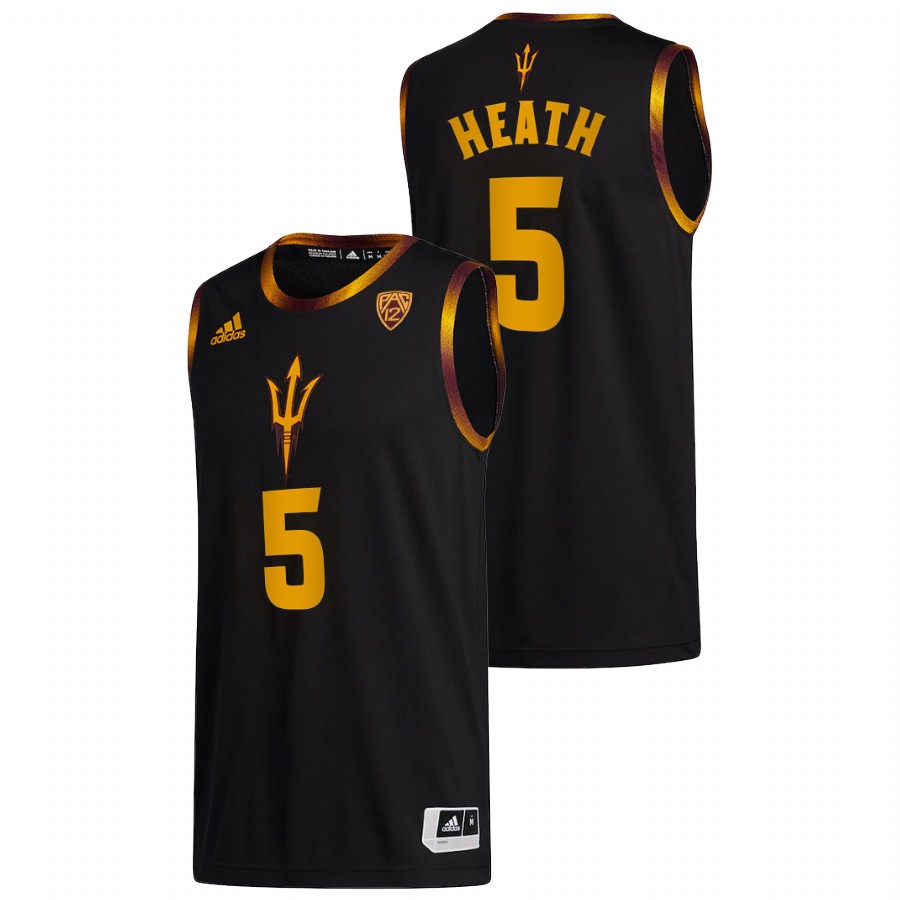 Men Arizona State Sun Devils Jay Heath Jersey Black