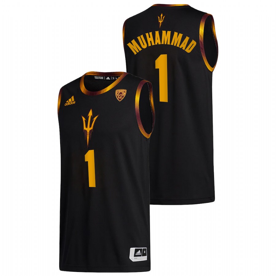 Men Arizona State Sun Devils Luther Muhammad 2022-23 Jersey Black