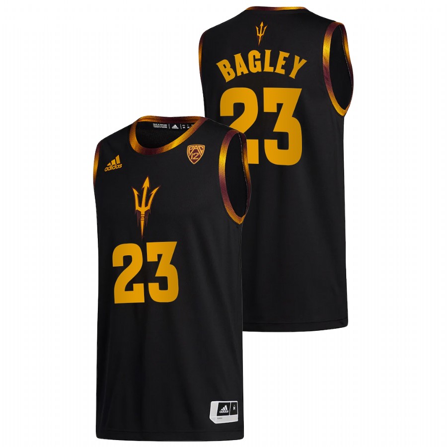 Men Arizona State Sun Devils Marcus Bagley 2022-23 Jersey Black