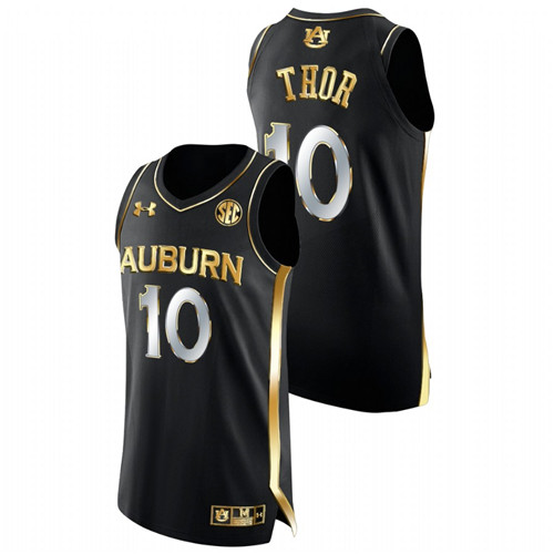 Men Auburn Tigers JT Thor Alumni Basketball Jersey Black