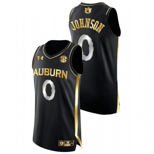 Men Auburn Tigers K.D. Johnson 2022 College Basketball Jersey Black