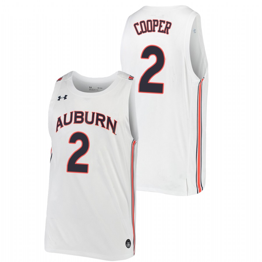 Men Auburn Tigers Sharife Cooper College Basketball Replica Jersey White