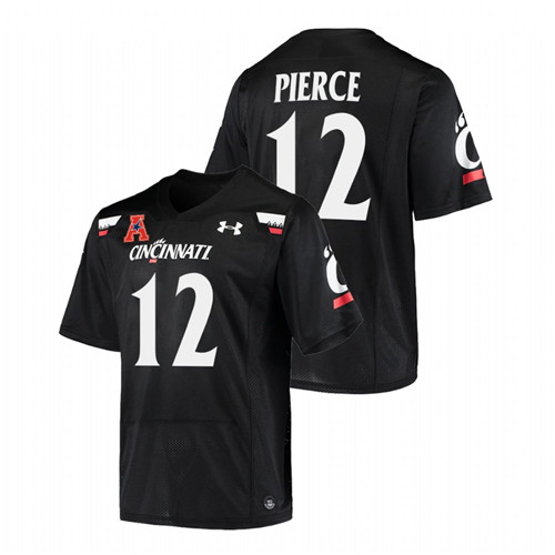 Men Black Cincinnati Bearcats Alec Pierce Alumni College Football Jersey