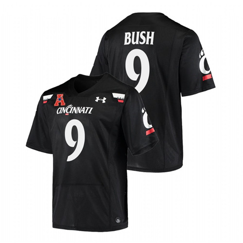 Men Black Cincinnati Bearcats Arquon Bush Alumni College Football Jersey
