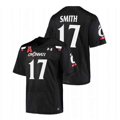 Men Black Cincinnati Bearcats Cole Smith Alumni College Football Jersey