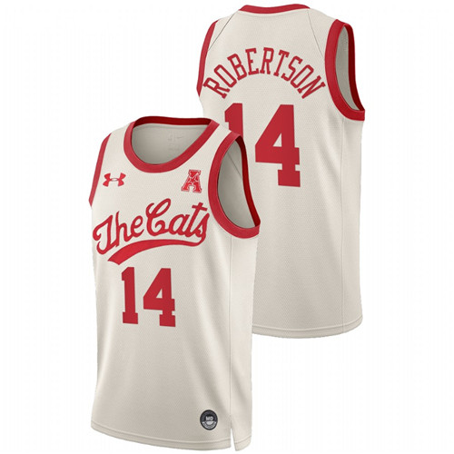 Men Cincinnati Bearcats Oscar Robertson Alumni Basketball Jersey White
