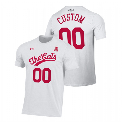 Men Cincinnati Bearcats Throwback Basketball Custom White T-Shirt