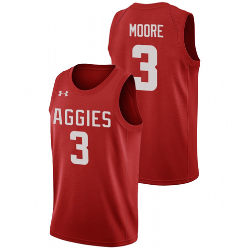 Men Colorado State Rams Kendle Moore Aggies 2020-21 College Basketball Jersey Orange