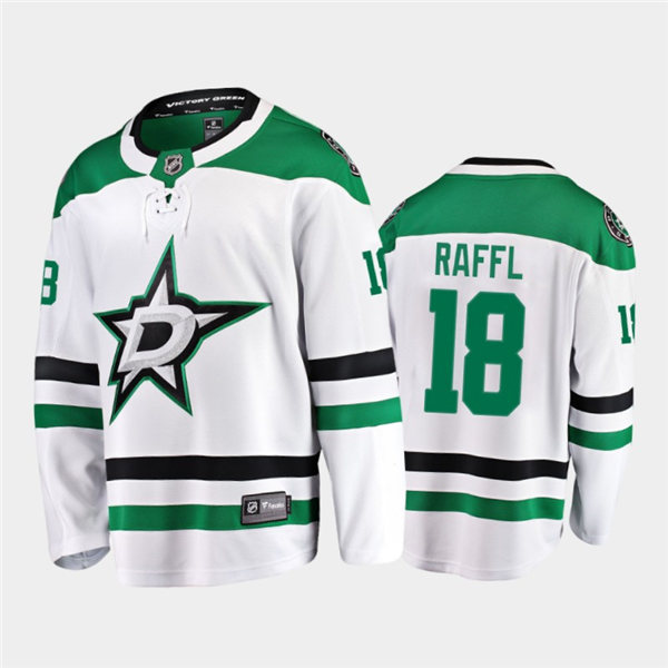 Men Dallas Stars #18 Michael Raffl adidas White Away Jersey Stitched