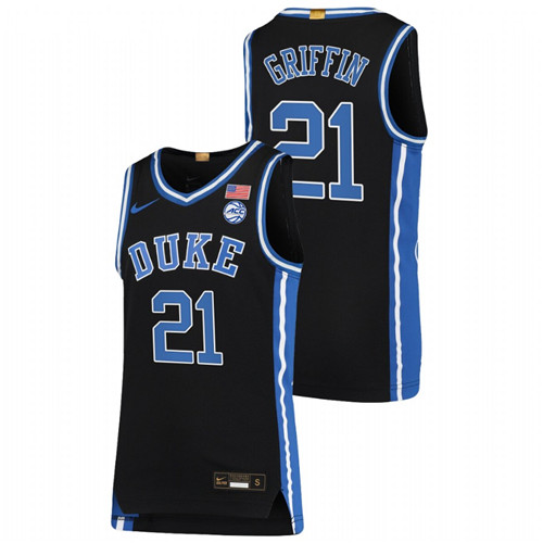 Men Duke Blue Devils AJ Griffin 2021-22 Limited Jersey Black