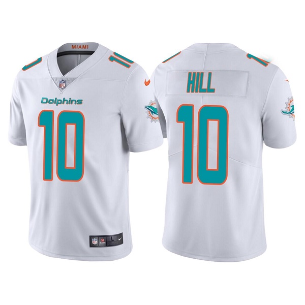 Mena??s Miami Dolphins #10 Tyreek Hill White Vapor Untouchable Limited Stitched Football Jersey