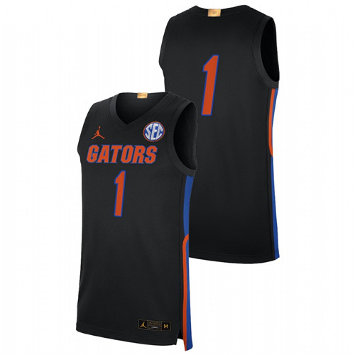 Men Florida Gators 2021-22 College Basketball Jersey Black