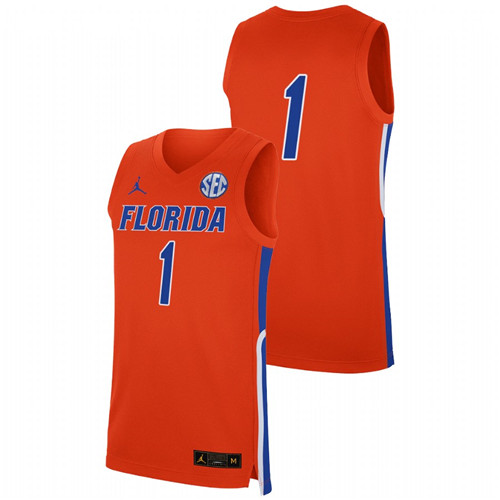 Men Florida Gators 2021-22 Replica Jersey Orange