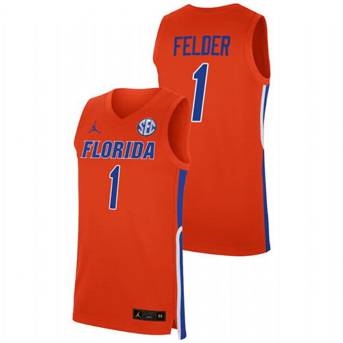 Men Florida Gators C.J. Felder 2021-22 Replica Jersey Orange