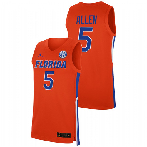 Men Florida Gators KeVaughn Allen NBA Alumni Jersey Orange