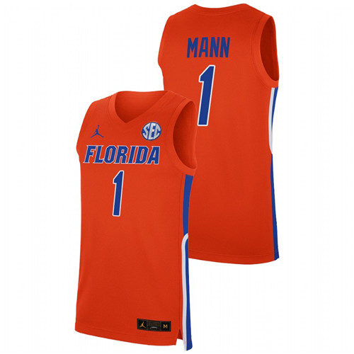 Men Florida Gators Tre Mann NBA Alumni Jersey Orange