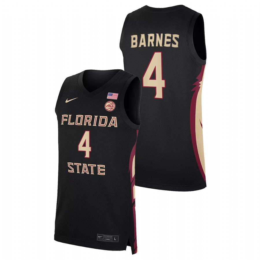 Men Florida State Seminoles Scottie Barnes NBA Alumni Jersey Black
