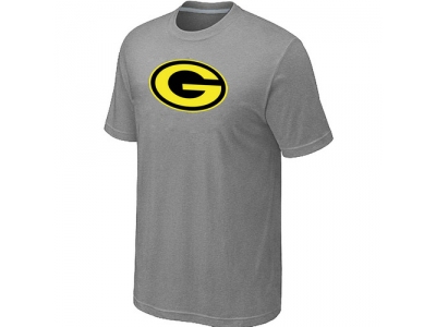 Men Green Bay Packers Neon Logo Charcoal L.Grey T-shirt