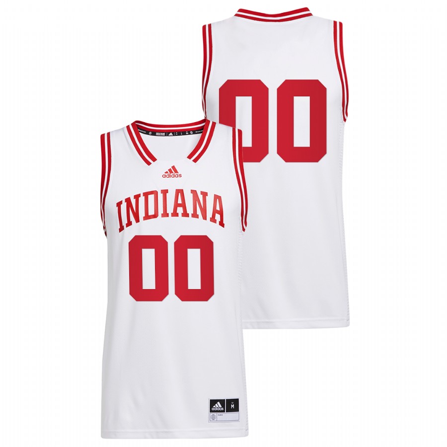 Men Indiana Hoosiers Custom 2022 College Basketball Jersey White