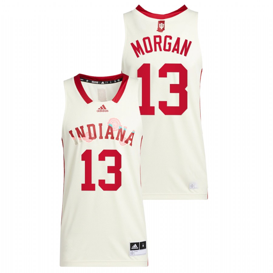 Men Indiana Hoosiers Juwan Morgan Alumni Basketball Jersey White