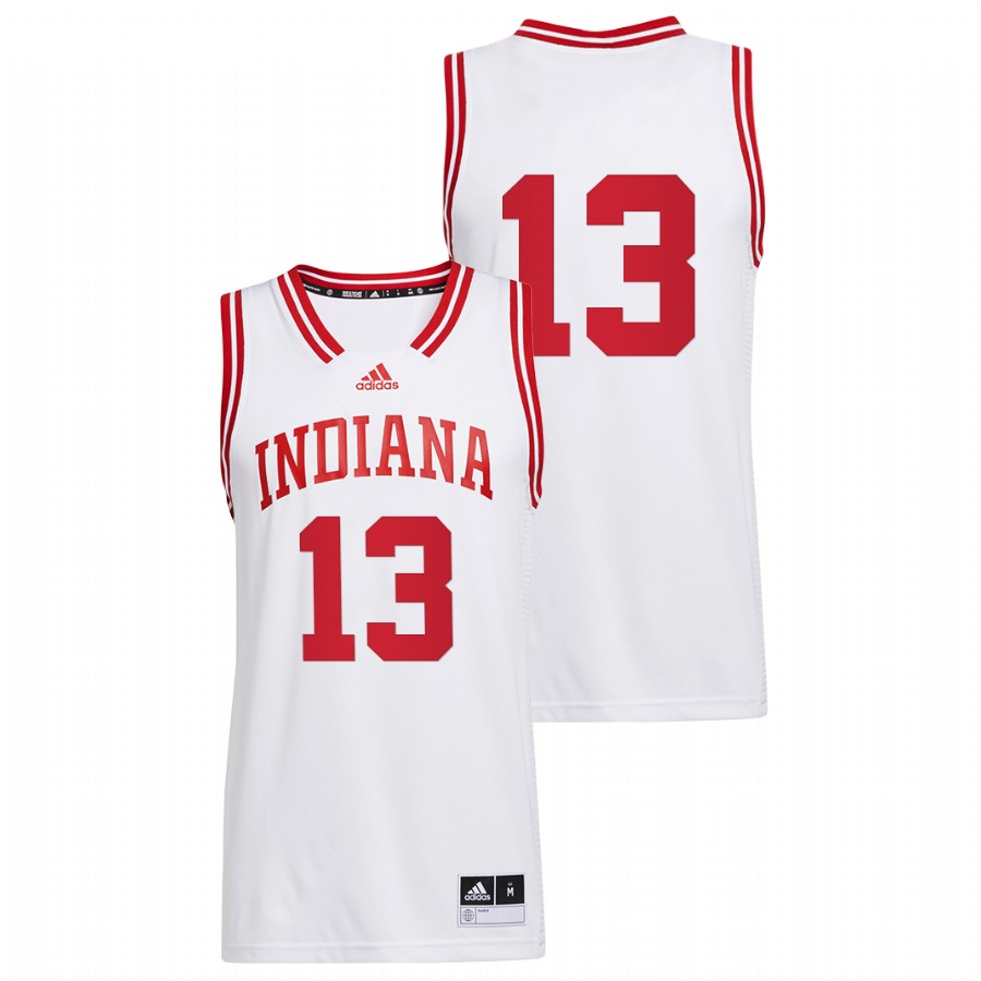 Men Indiana Hoosiers Juwan Morgan Alumni Basketball Jersey White1