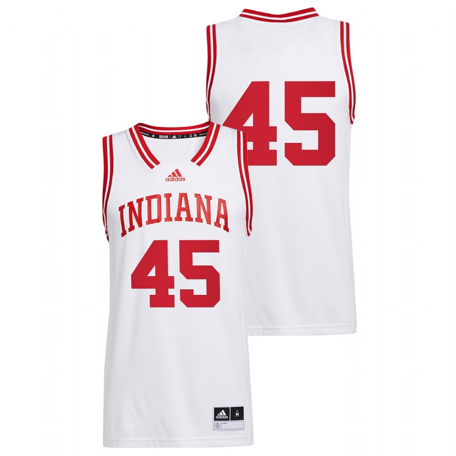 Men Indiana Hoosiers Parker Stewart 2022 College Basketball Jersey White
