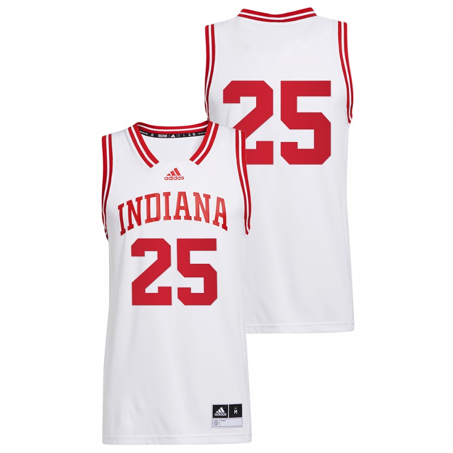 Men Indiana Hoosiers Race Thompson 2022 College Basketball Jersey White