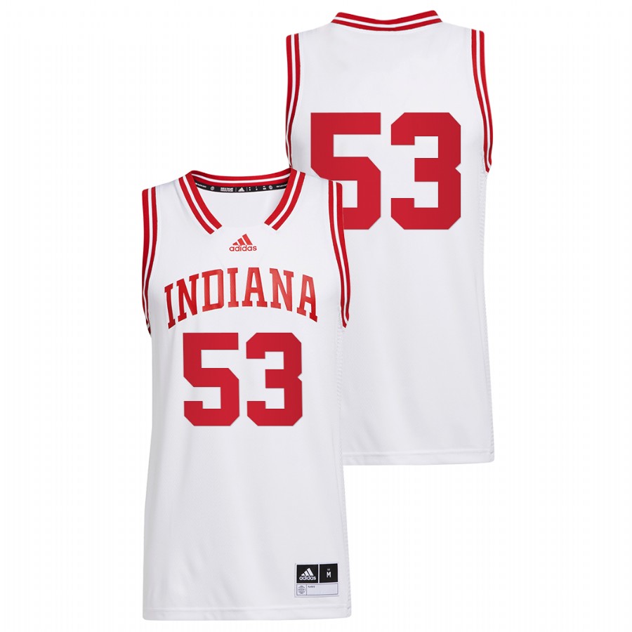 Men Indiana Hoosiers Tamar Bates 2022 College Basketball Jersey White