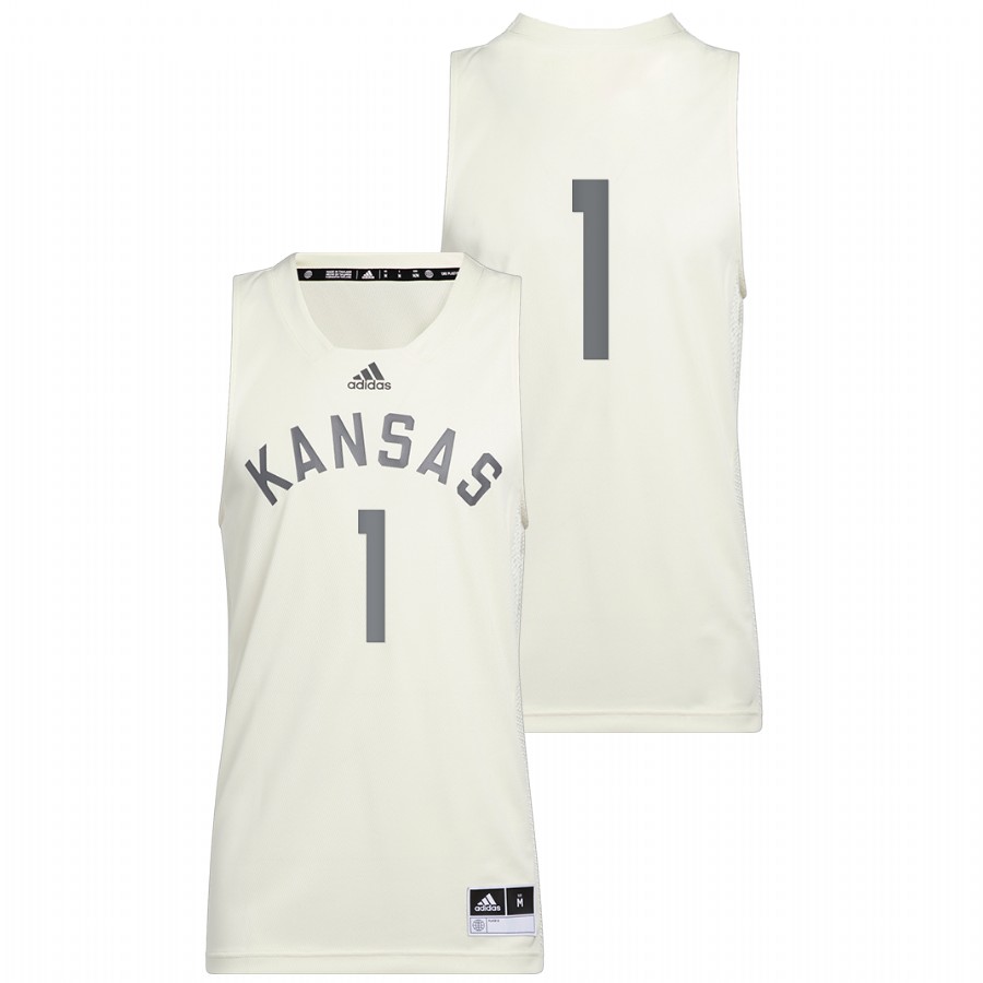 Men Kansas Jayhawks 2022 College Basketball Jersey White